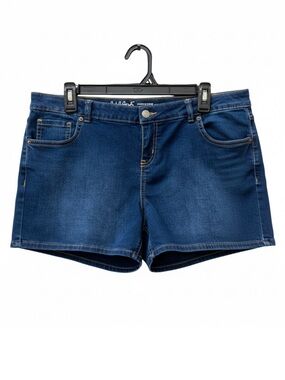 Cat & Jack Girls XXL Plus Denim Shorts Stretch Blue NWOT